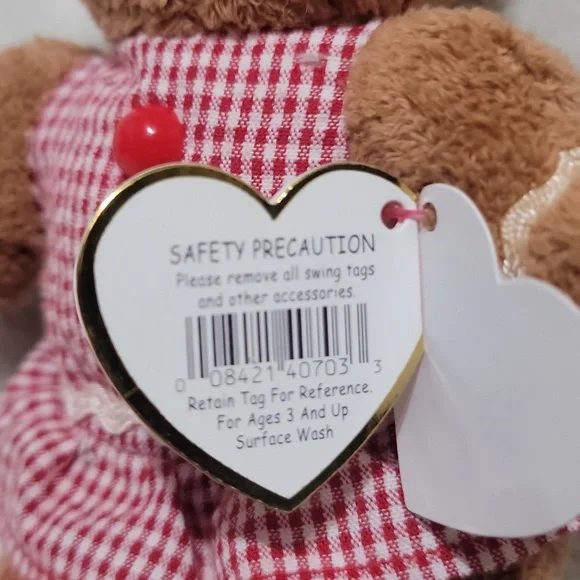 Gretel the Gingerbread Girl TY Beanie Baby 2007 - Picture 6 of 6